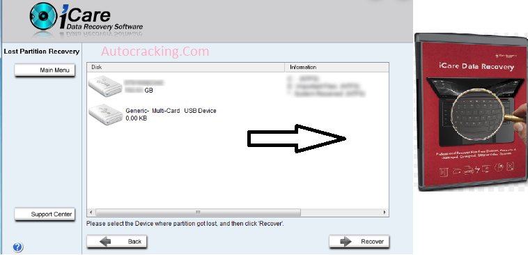 icare data recovery software free download with crack