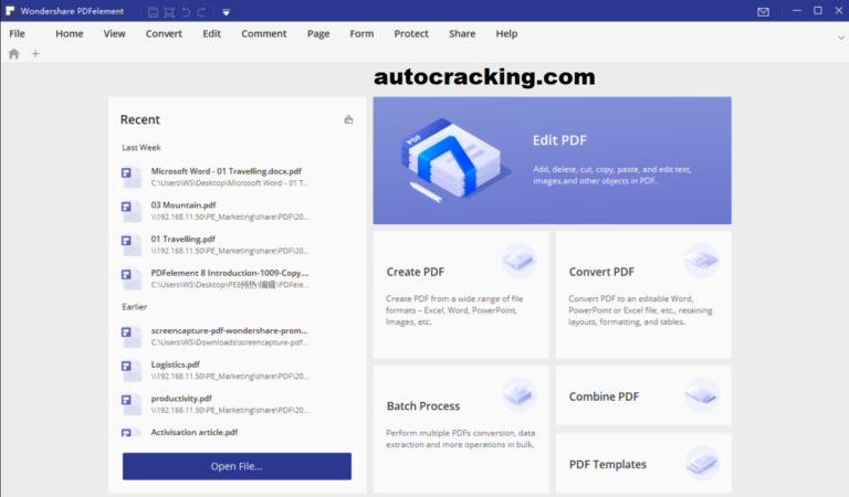 Wondershare Pdfelement Pro Crack With License Key