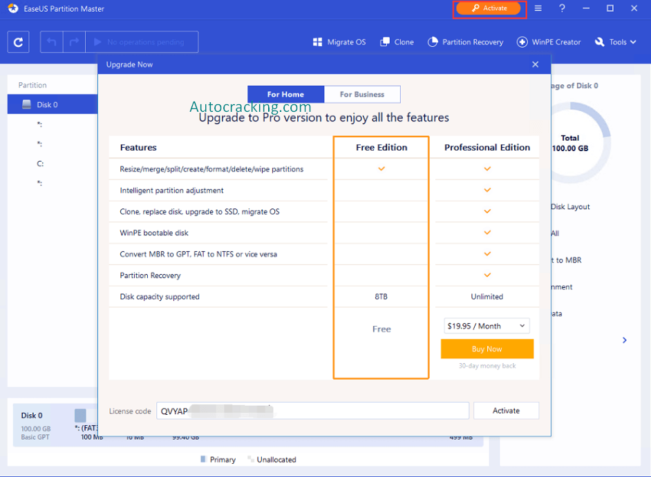 EASEUS Partition Master Crack