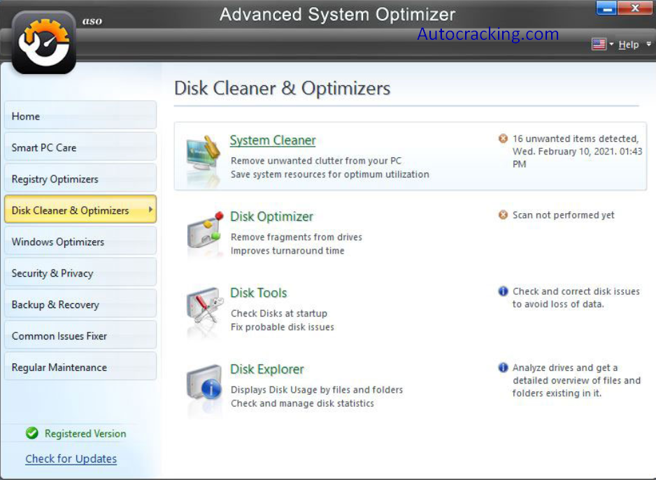 Advanced System Optimizer Crack